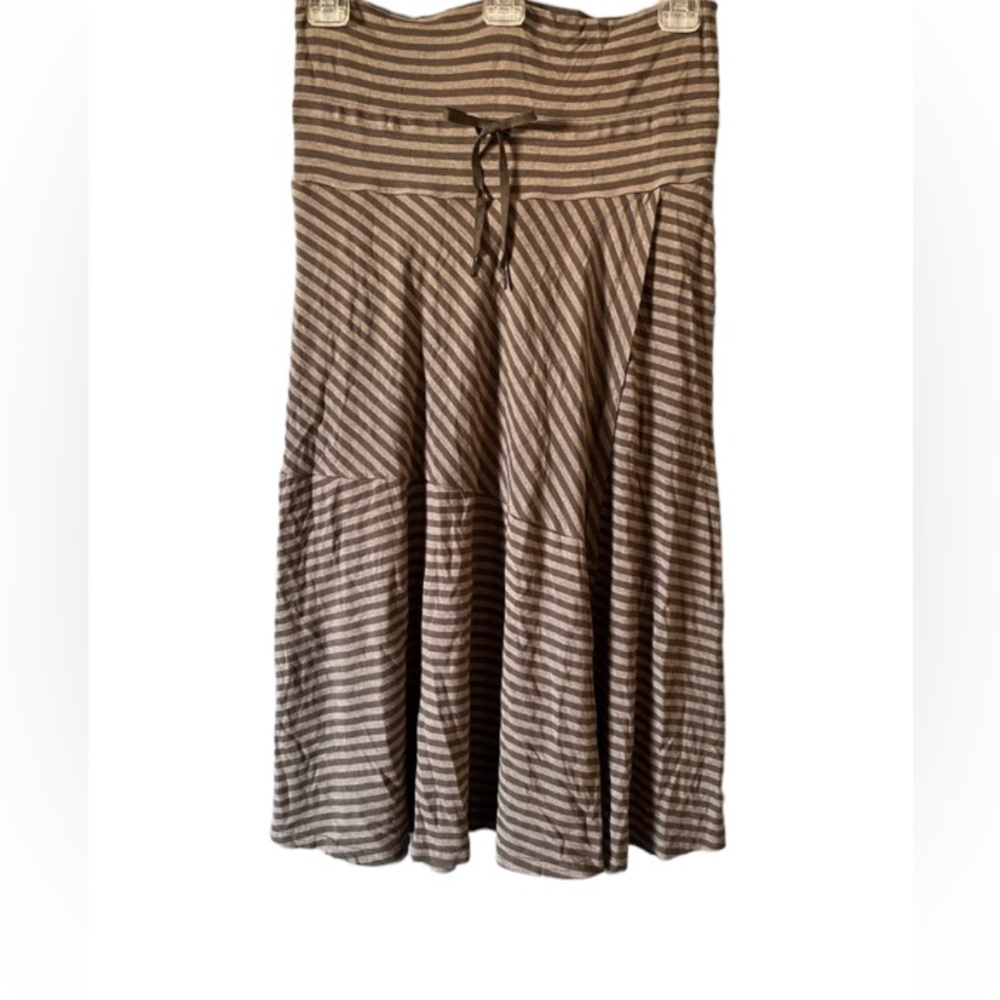 Womens Athleta Small Skirt Wrap striped Brown